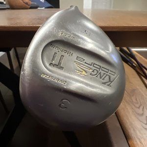 King Cobra Ti Titanium Oversize Offset 3 Wood 15° Stiff Graphite